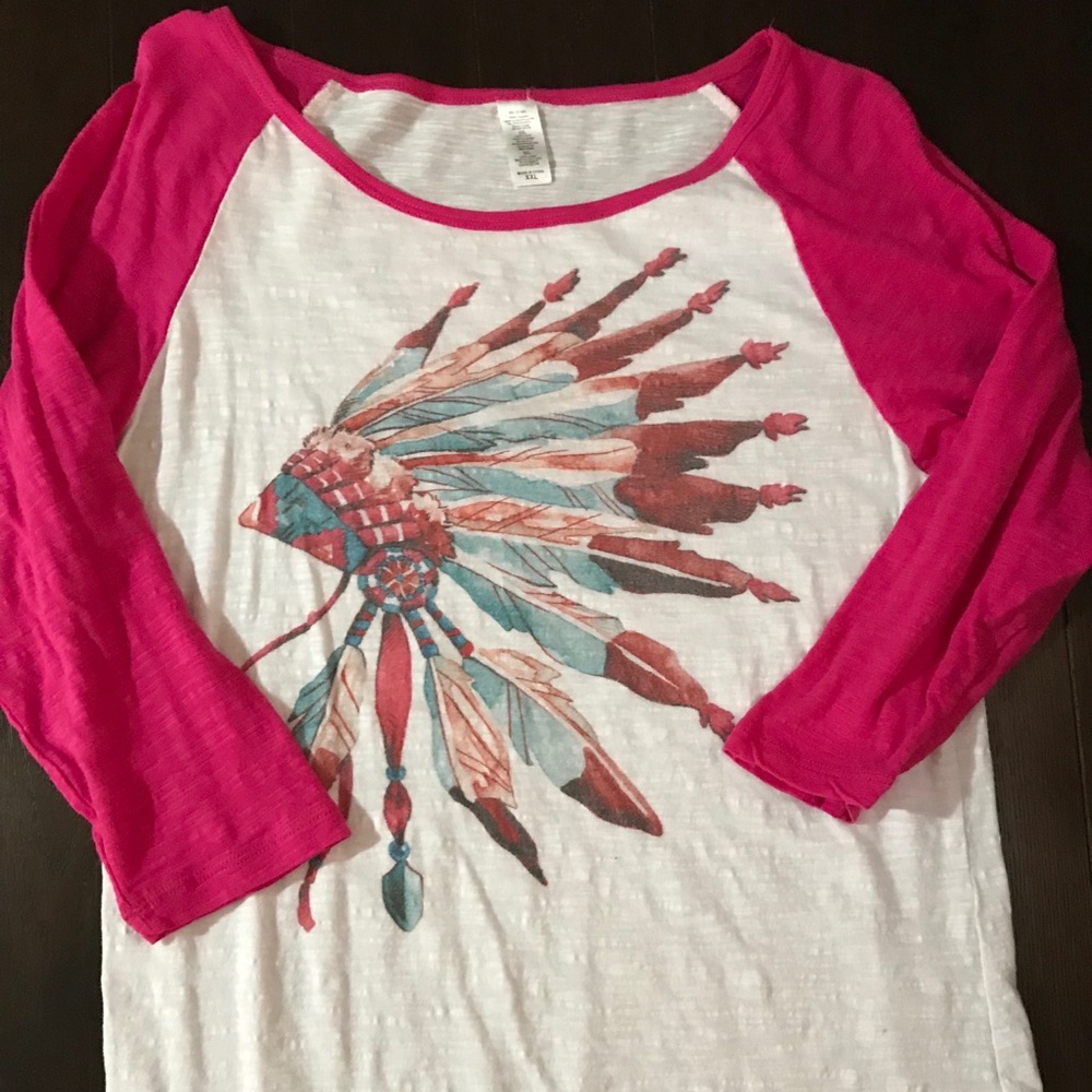 Indian headdress shirt